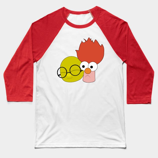 Baby Bunsen and Beaker Baseball T-Shirt by LuisP96